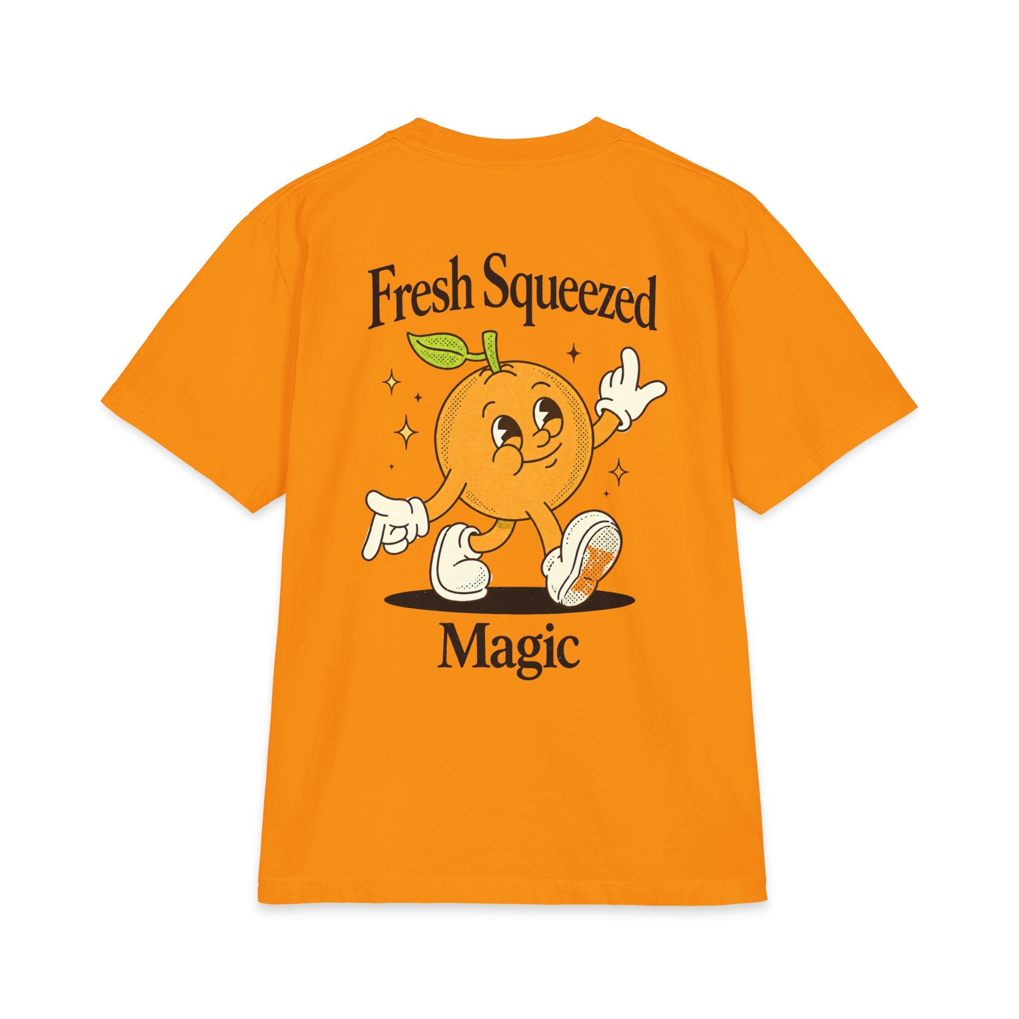 Fresh Squeezed Magic T-Shirt — Park Days Retro Orange Graphic Tee