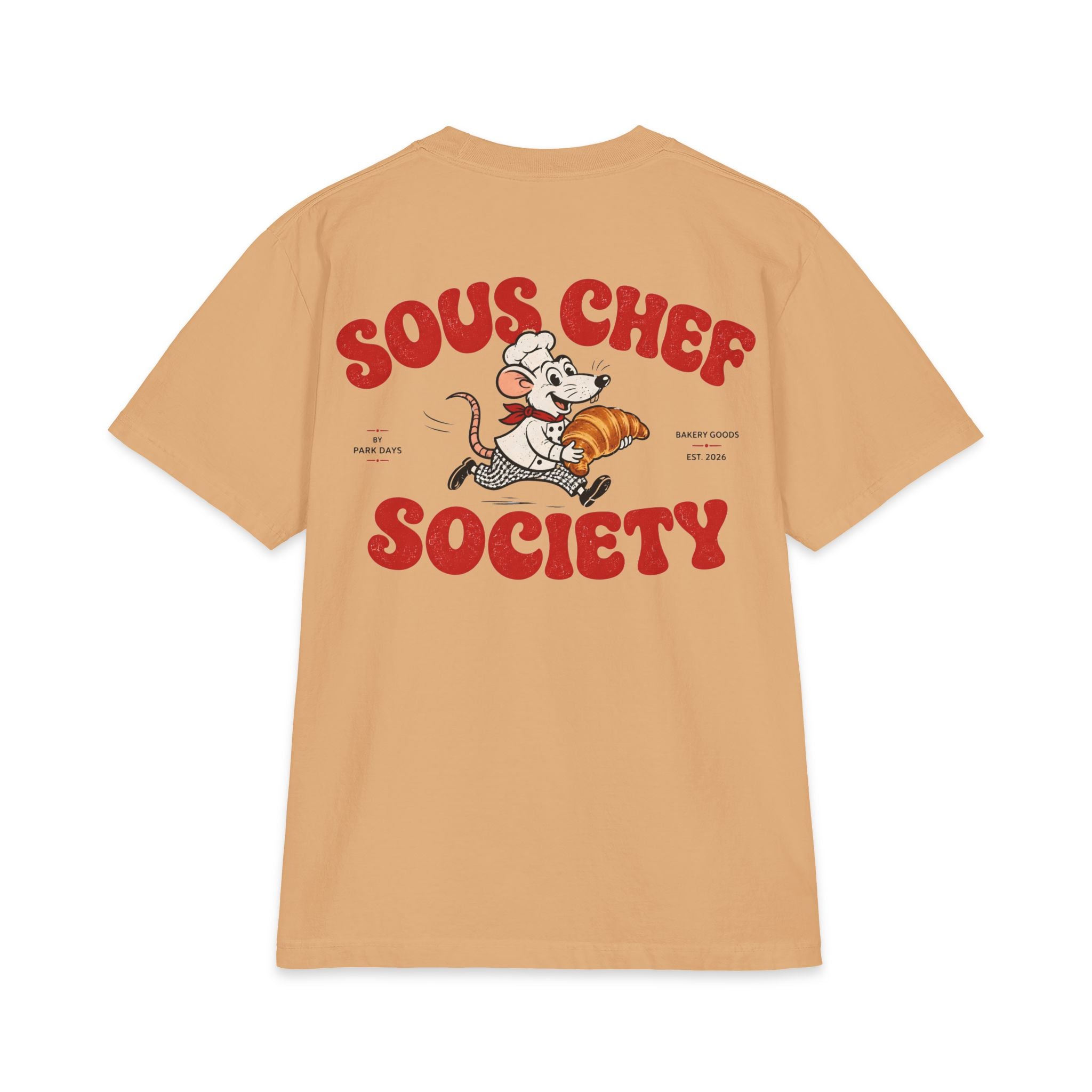 Sous Chef Society T‑Shirt – Retro Chef Mouse Graphic