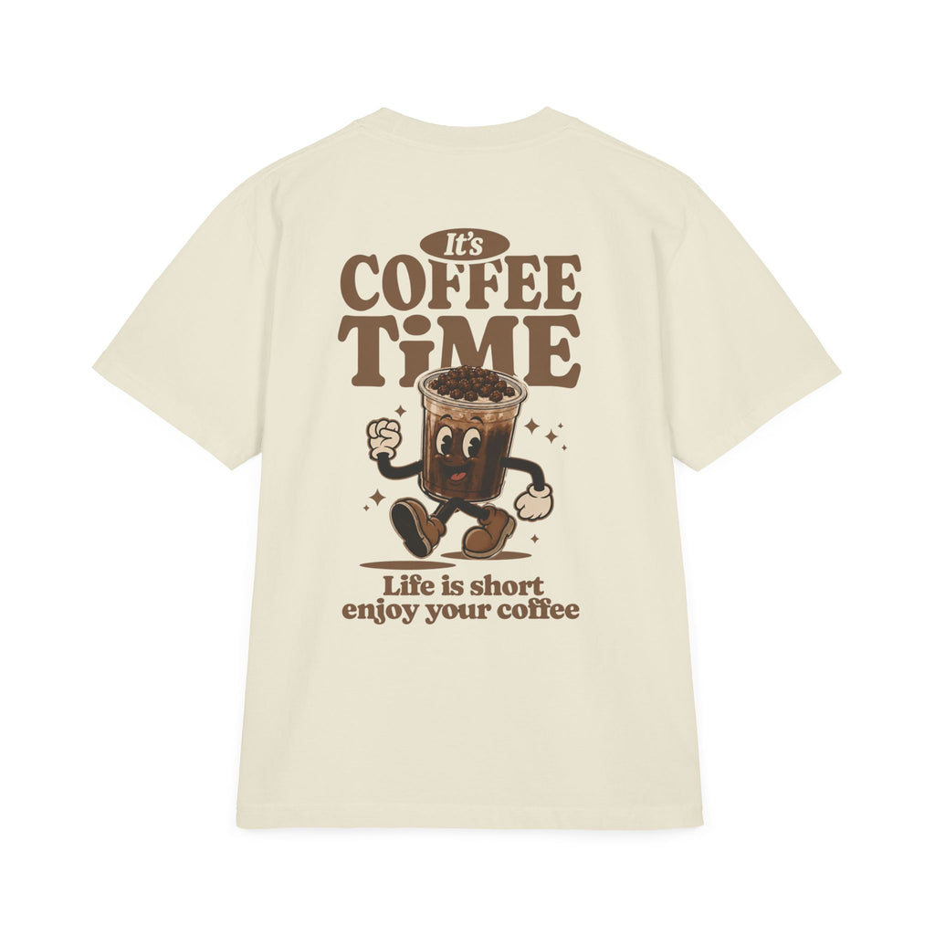 Coffee Time T-Shirt — "It's Coffee Time" Retro Brew Club Tee