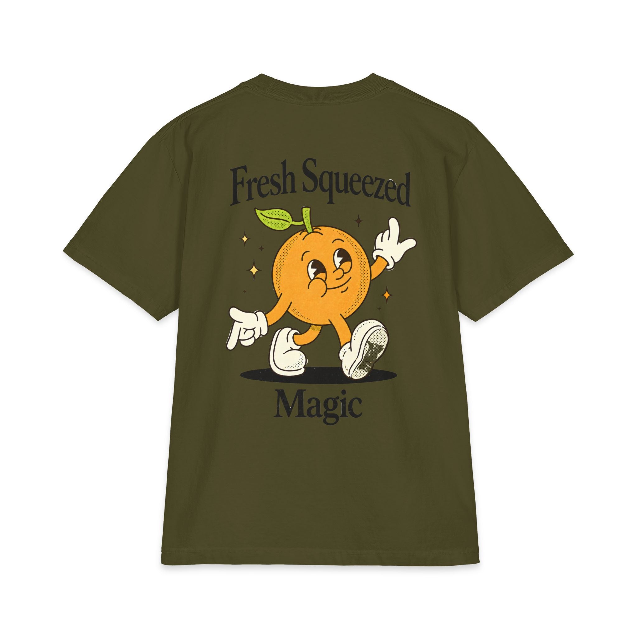 Fresh Squeezed Magic T-Shirt — Park Days Retro Orange Graphic Tee