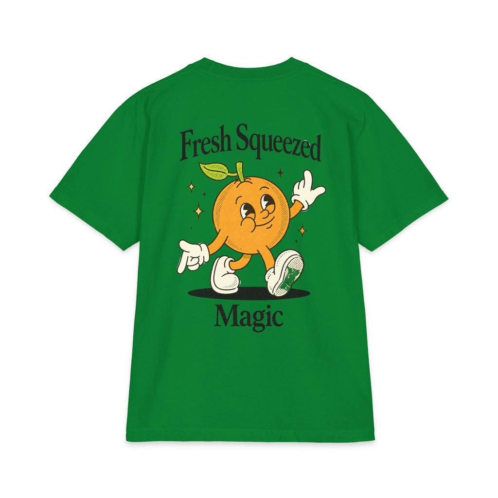 Fresh Squeezed Magic T-Shirt — Park Days Retro Orange Graphic Tee