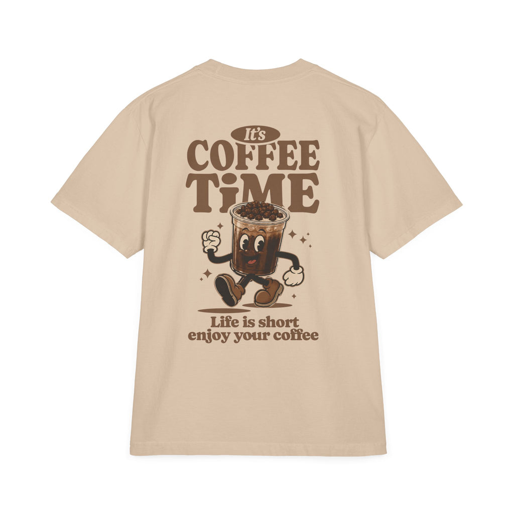 Coffee Time T-Shirt — "It's Coffee Time" Retro Brew Club Tee