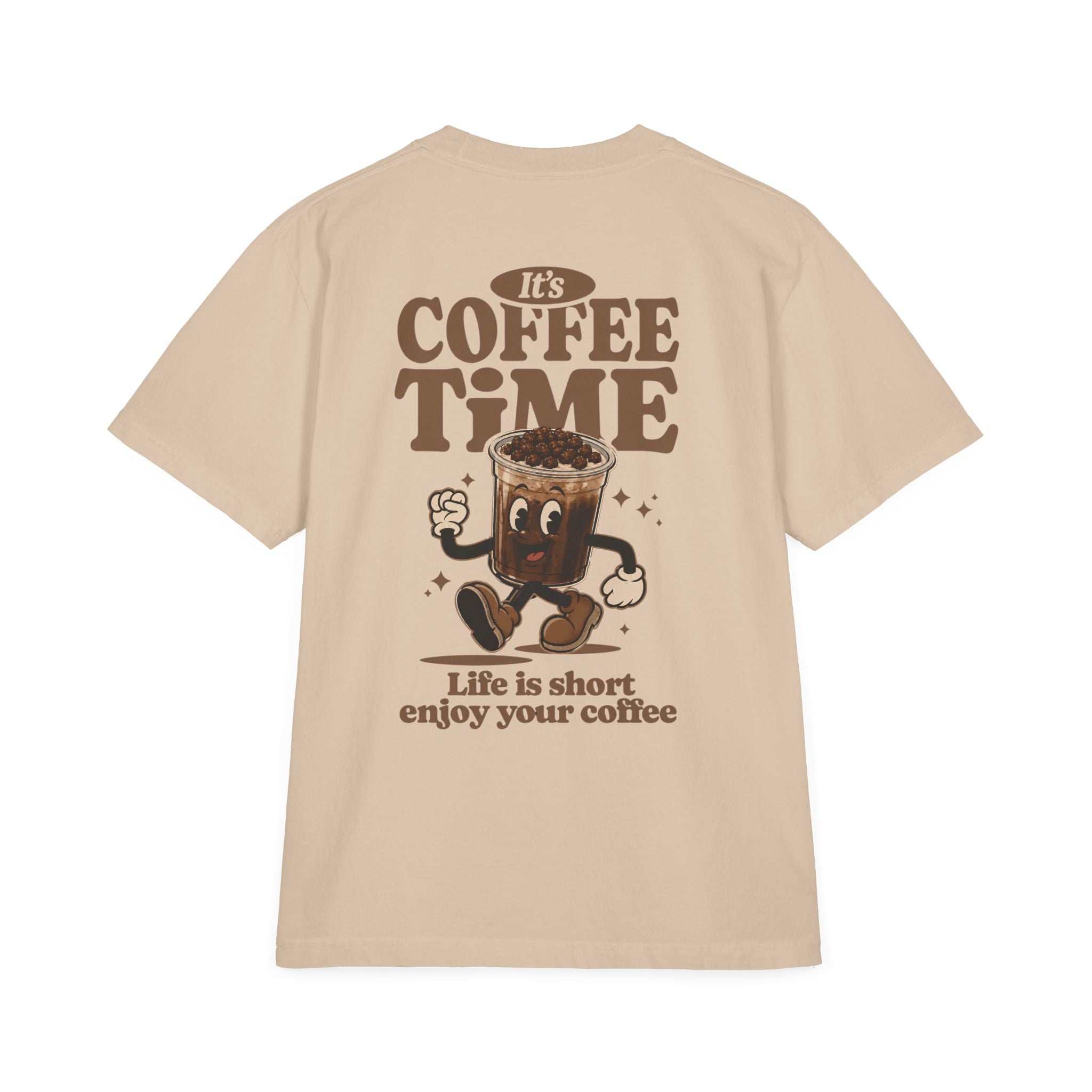 Coffee Time T-Shirt — "It's Coffee Time" Retro Brew Club Tee
