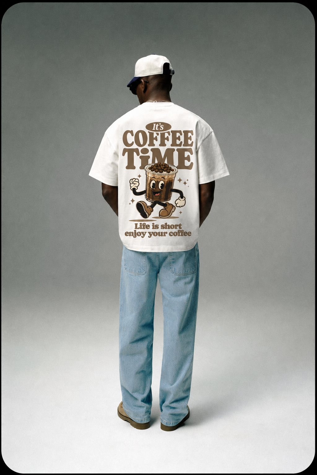 Coffee Time T-Shirt — "It's Coffee Time" Retro Brew Club Tee