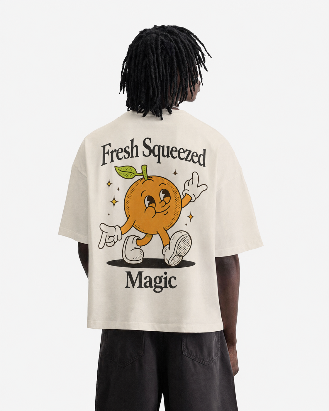 Fresh Squeezed Magic T-Shirt — Park Days Retro Orange Graphic Tee