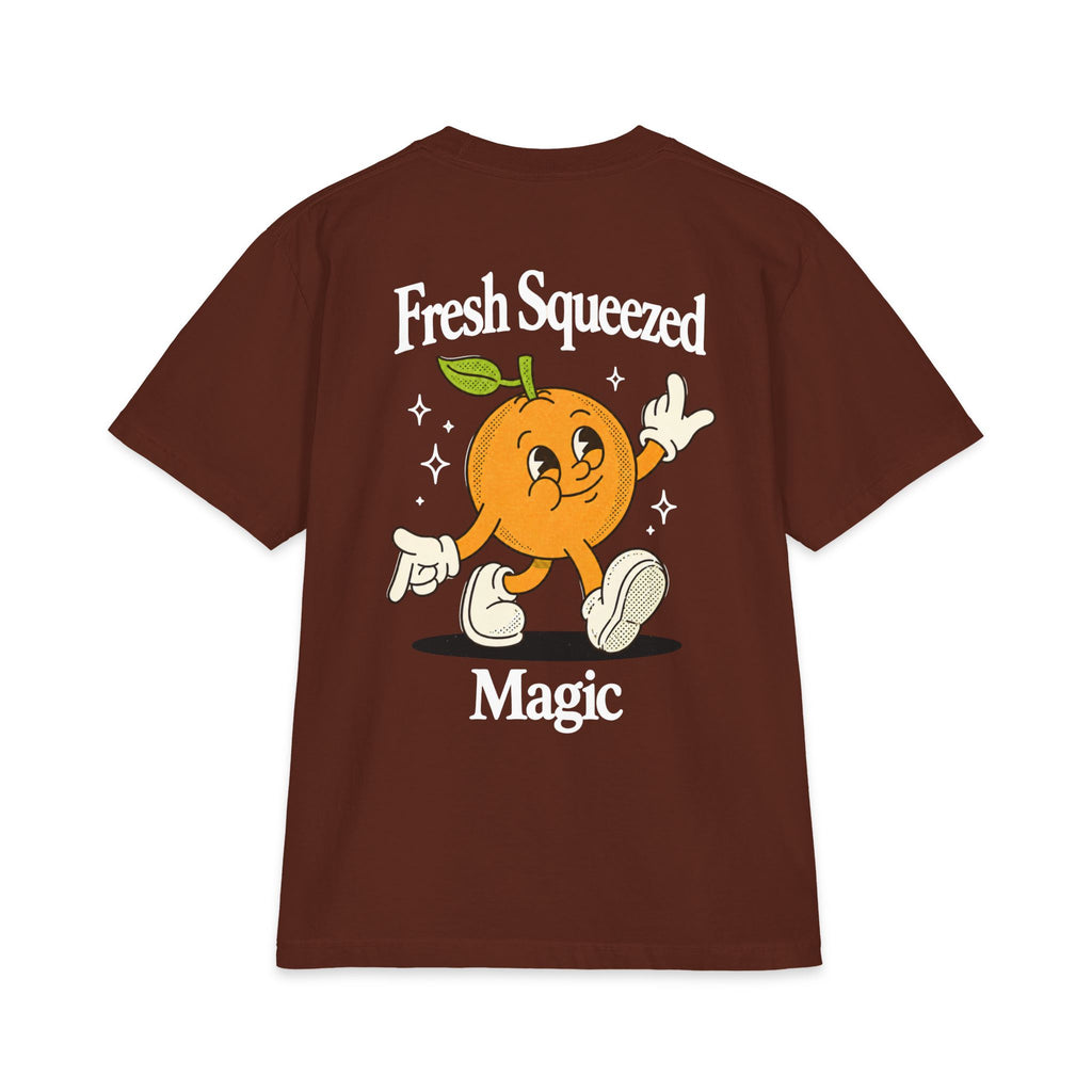 Fresh Squeezed Magic T-Shirt — Park Days Retro Orange Graphic Tee