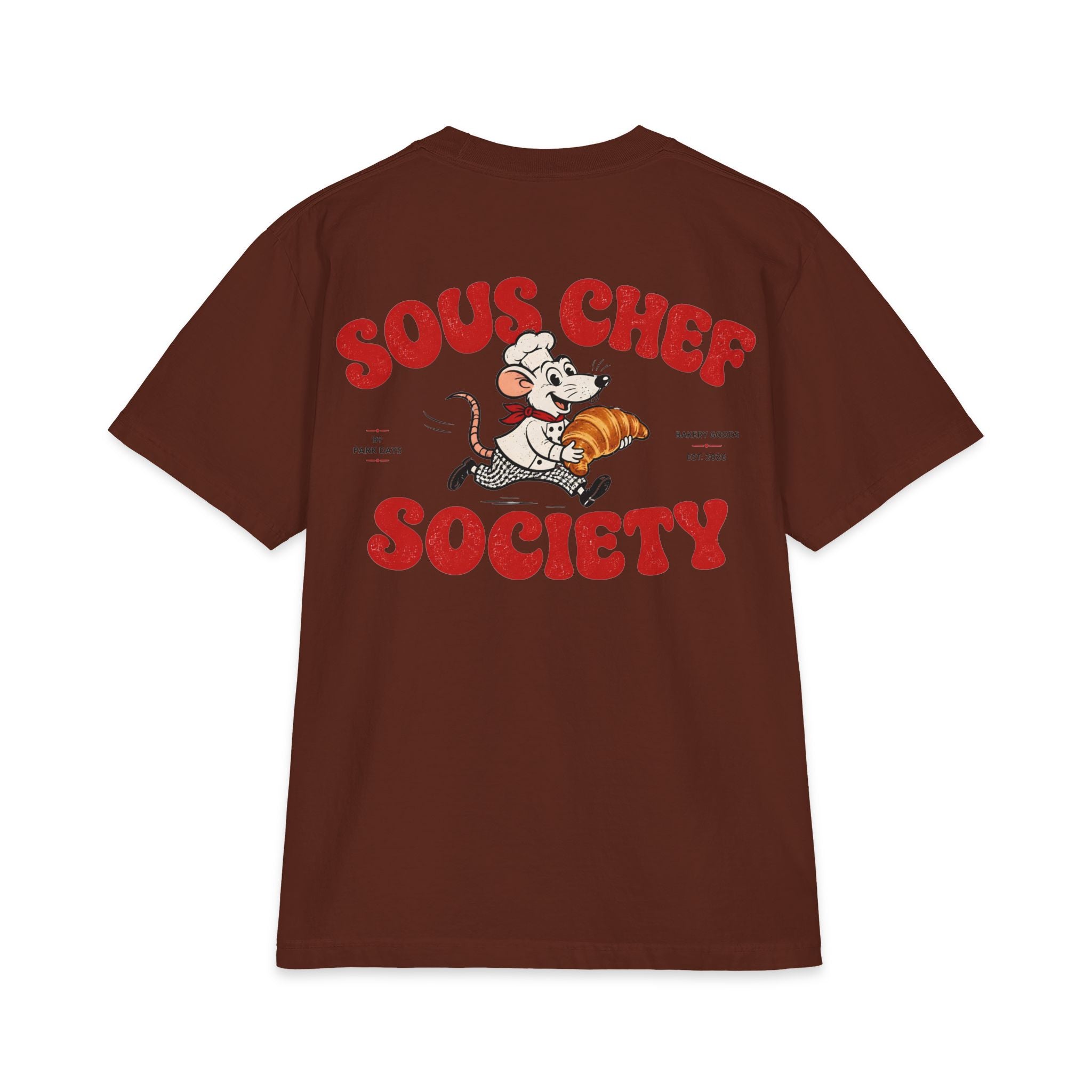 Sous Chef Society T‑Shirt – Retro Chef Mouse Graphic
