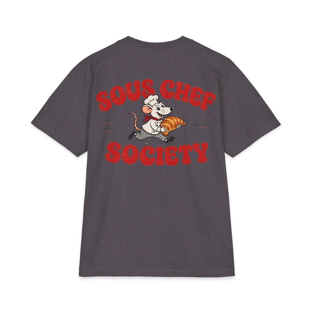 Sous Chef Society T‑Shirt – Retro Chef Mouse Graphic