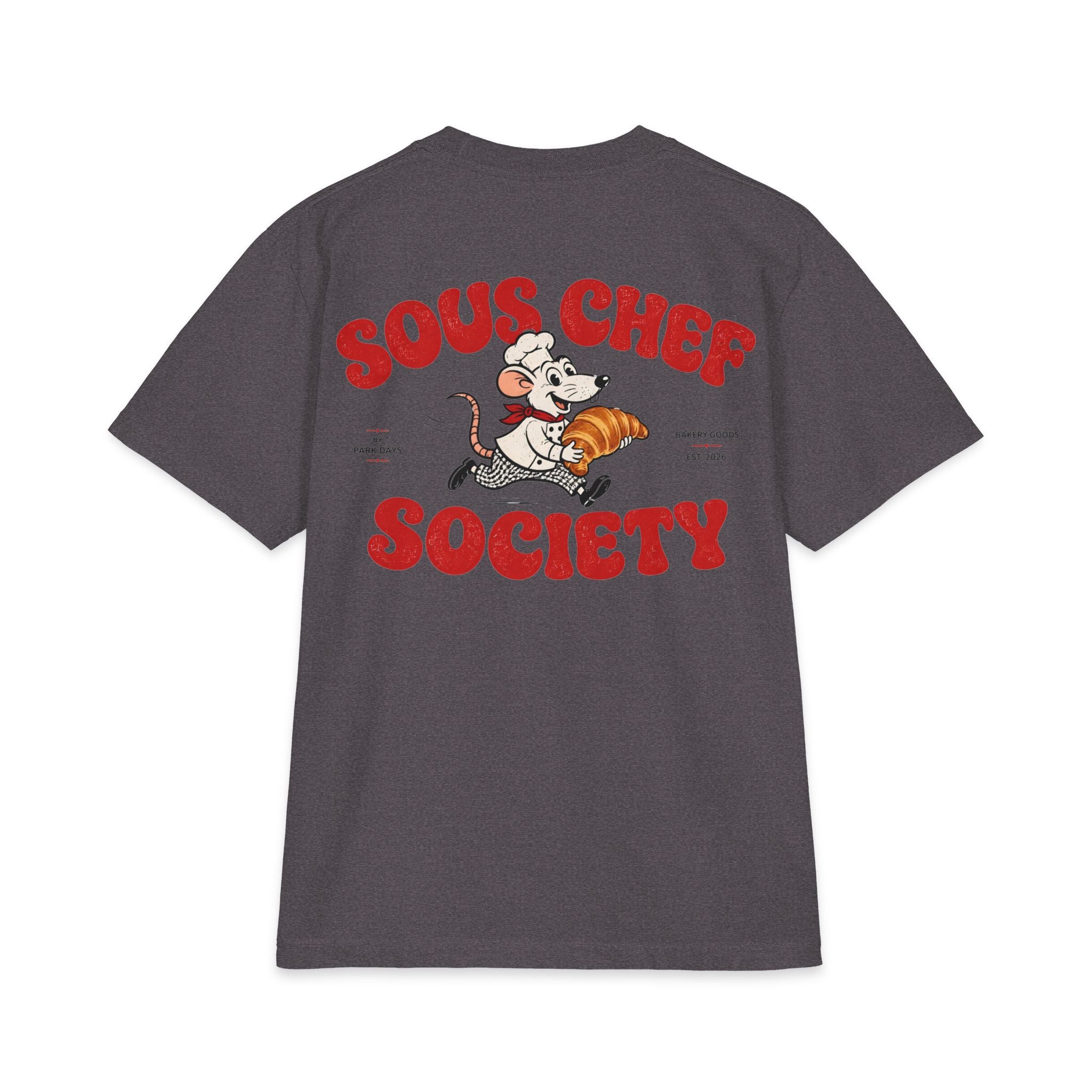 Sous Chef Society T‑Shirt – Retro Chef Mouse Graphic