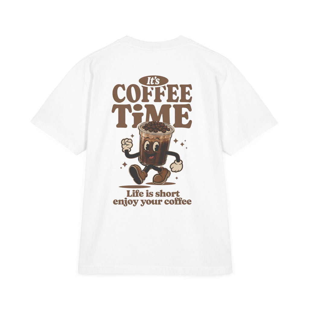 Coffee Time T-Shirt — "It's Coffee Time" Retro Brew Club Tee