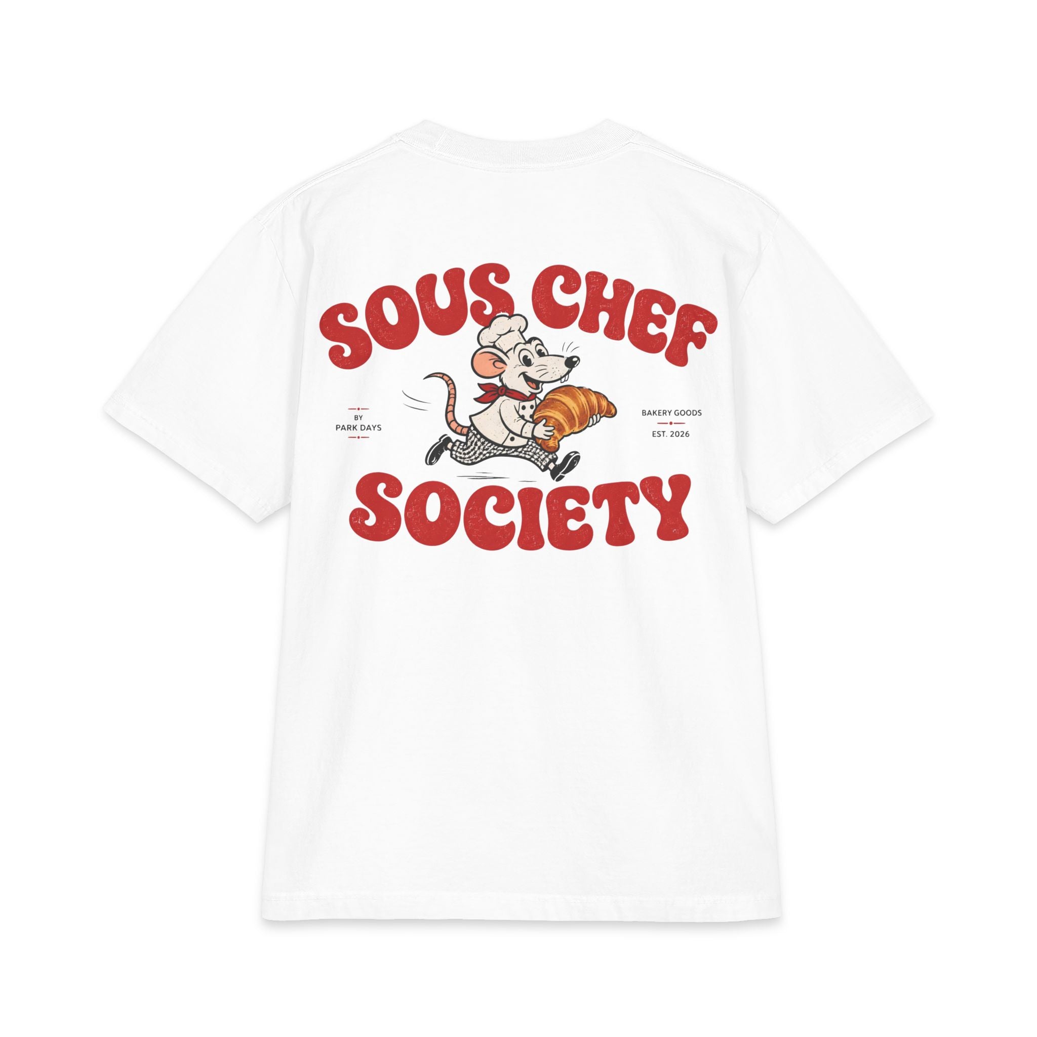 Sous Chef Society T‑Shirt – Retro Chef Mouse Graphic