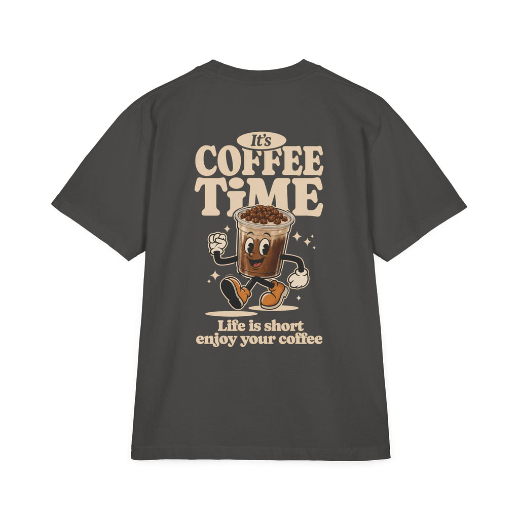 Coffee Time T-Shirt — "It's Coffee Time" Retro Brew Club Tee
