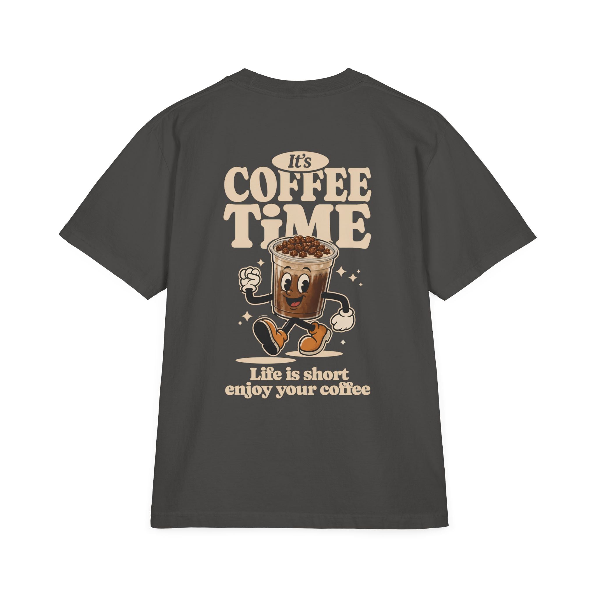 Coffee Time T-Shirt — "It's Coffee Time" Retro Brew Club Tee